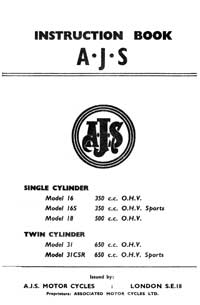  1961-1965 AJS Instruction book