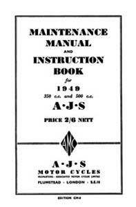 1949 AJS Maintenance manual