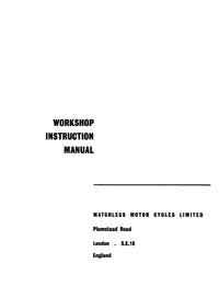  1957 to 1965 AJS Matchless workshop manual