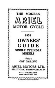 1938 Ariel All singles models owners guide