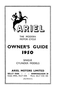 1950 Ariel singles owners guide