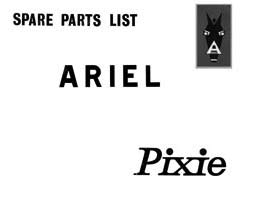 Ariel Pixie parts book 