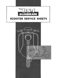 BSA Sunbeam B2 250cc Scooter Service sheets.   
