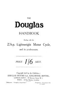 1925 Douglas 2 3/4 hp handbook