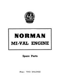 Norman Mi-Val engine parts book