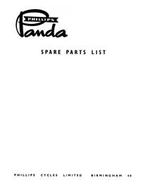 Phillips Panda parts list