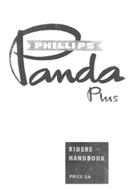 Phillips Panda plus riders handbook