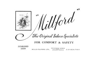 Millford Sidecars sales brochure