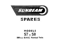 1949-1955 Sunbeam S7 & S8 parts book