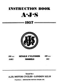  1957 AJS Singles Instruction book