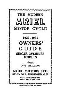 1933-1937 Ariel singles models owners guide