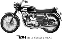 BSA A75 USA