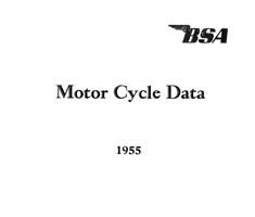 1955 BSA Data book