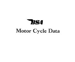 1960 BSA Data book