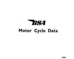 1964 BSA Data book