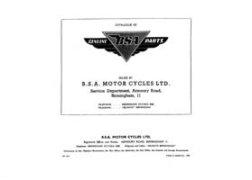 1960on BSA A7 A10 parts book