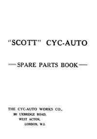 Cyc-Auto Instructions & parts book