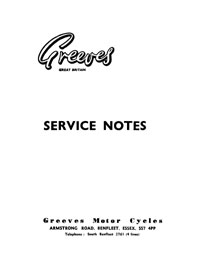 Greeves service notes All Models