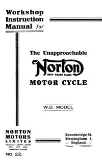 Norton 16H WD instruction manual