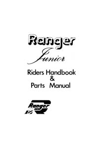 NVT Ranger junior handbook & parts list