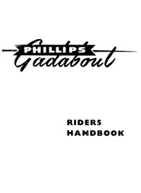 Phillips Gadabout P45 riders handbook
