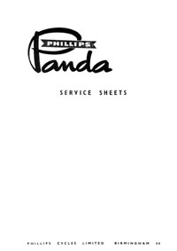 Phillips Panda Service sheets