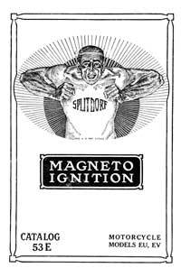 1914 Splitdorf Magnetos EU EV Parts, Instuction book  