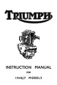 1946-1947 Triumph Alll models Instruction book