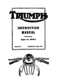 1952-1953 Triumph All models Instruction book