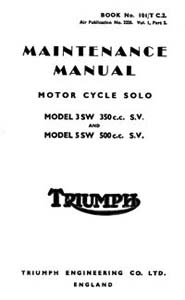 Triumph 3SW-5SW maintenance manual