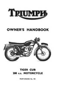 Triumph Tiger cub handbook