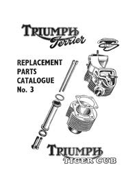 1955 Triumph Terrier & Tiger cub parts list No.3