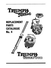 1956 Triumph Terrier & Tiger cub parts list No.4