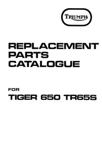 1982 Triumph 650cc TR65 parts book