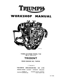 Triumph Trident T150 Workshop manual