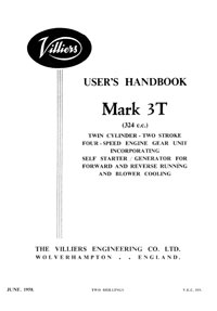 Villiers 3T Four speed self starter / generator users handbook