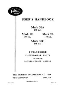 Villiers Mk9E 2L 31C Mk31A users handbook